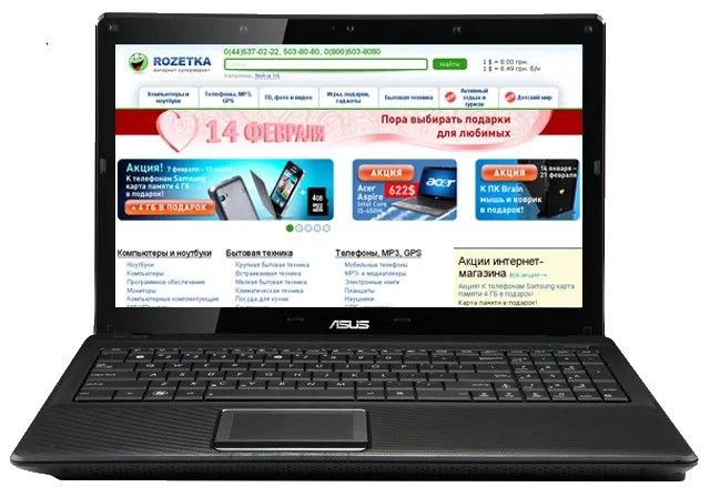 Замена аккумулятора Asus X52