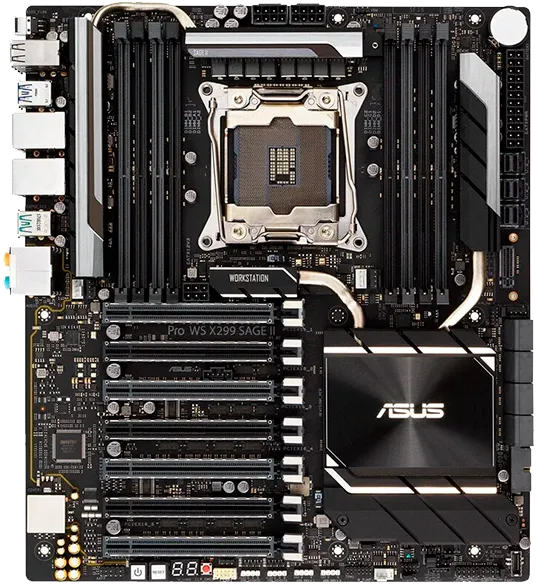 Замена VGA порта Asus Pro WS X299 Sage II