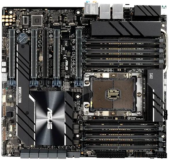 Замена VGA порта Asus Pro WS C621-64L Sage