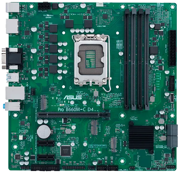 Замена VGA порта Asus Pro B660M-C D4-CSM