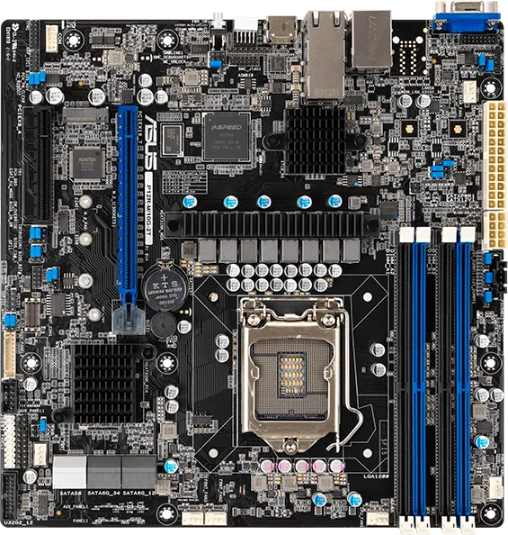 Замена VGA порта Asus P12R-M-10G-2T