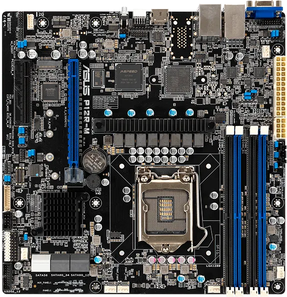 Замена VGA порта Asus P12R-M